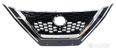 GRIGLIA ANTERIORE NISSAN QASHQAI 2021 CROMATA NERA