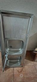 Lavello cucina 2 vaschette inox