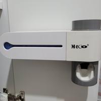 dispenser dentifricio porta spazzolini luce uv 