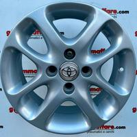 4 cerchi lega toyota yaris r15 lt3634
