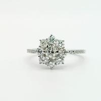 Anello oro 18 kt e diamanti naturali ct. 1.50