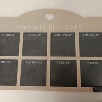 Lavagnetta settimanale per gessetti