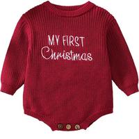 Body neonato 9-12 mesi primo Natale