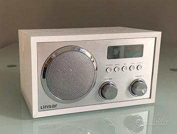 Linsar Radio nostalgica in legno, mod  DTKR-ECOM