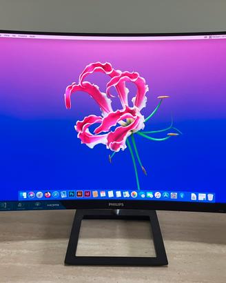 Monitor Philips 32” Curvo 75hz FullHD 322E1C