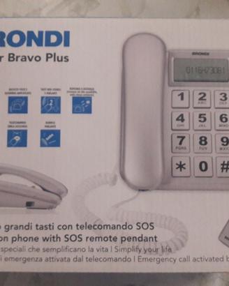 Telefono Brondi Super Bravo Plus + telecomando SOS