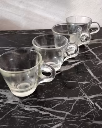 Set vetro per caffè e whisky