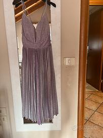 Vestito cerimonia lilla nuovo francomina midi