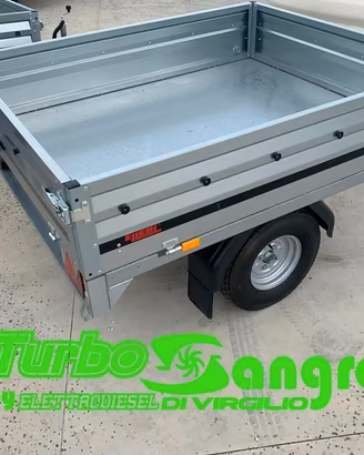 Carrello rimorchio Ellebi frenato