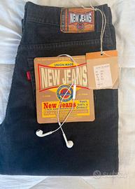 New Jeans Nero da Uomo Taglia 48