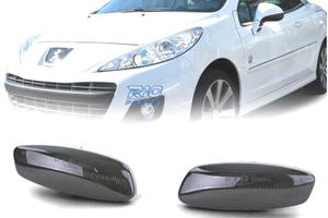 FRECCIE SPECCHIO PER PEUGEOT CITROEN LED NERO FUMÈ