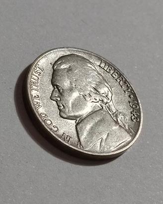 Rara moneta d'argento 5 centesimi 1943 - P