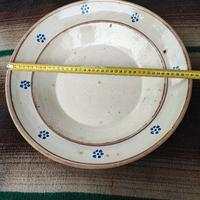 Antico grande piatto Puglia terracotta pugliese