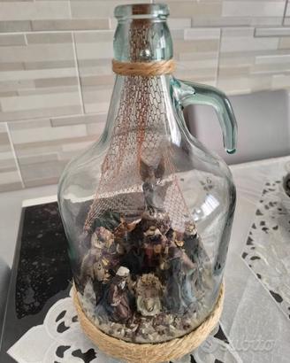 Natività presepe in Botte di vetro