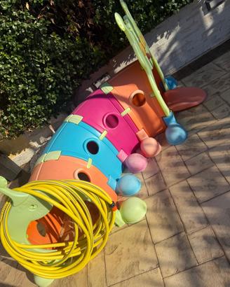 Giochi da giardino per bambini- Bruco e scivolo