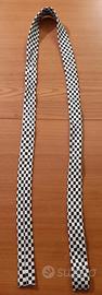 Cravatta a quadri bianconeri Merc London