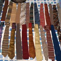 Lotto cravatte cravattini e foullard vintage