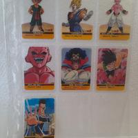 Lotto 7 Carte DragonBall Z serie platino