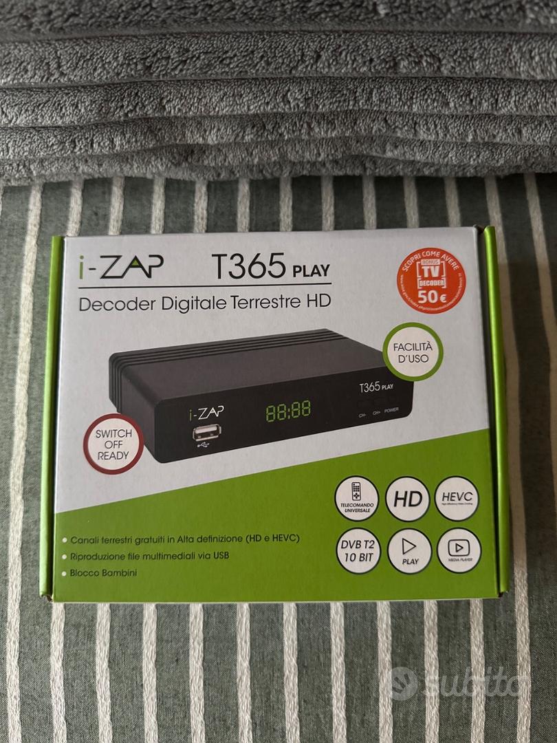 ALLIMITY Telecomando Compatibile con I-ZAP GOMMOLO T365-PLAY ST395 T366 T375(V2