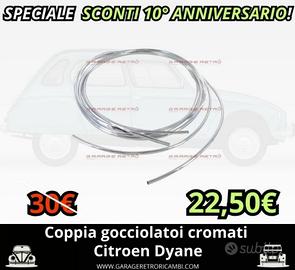 CITROEN DYANE COPPIA GOCCIOLATOI CROMATI