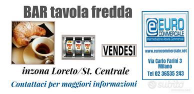 063/26 BAR Tavola Fredda di mq 60 in zona Loreto