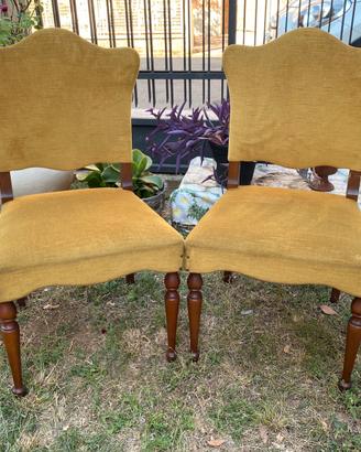 Coppia di poltroncine