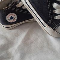 converse in tela blu