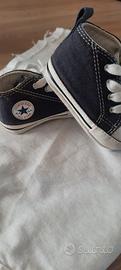 converse in tela blu