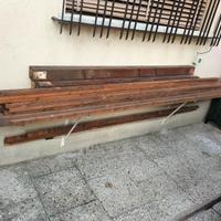 travi in legno per tettoia 