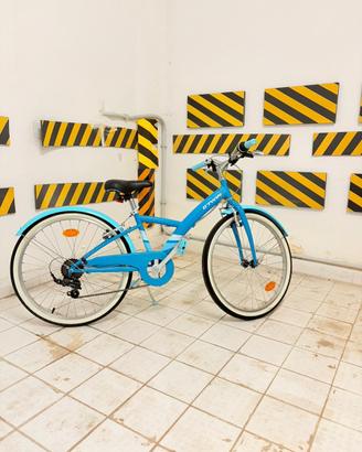 bici Btwin azzurra bambina