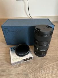 Sigma 17-40mm f1.8 dc lens per Canon RF mount