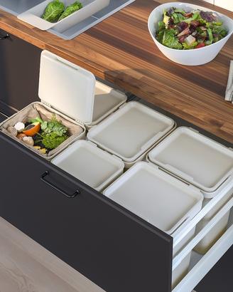 Secchio con coperchio e manico Ikea 