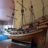 Veliero fatto a mano c/fiammiferi