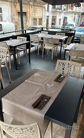 Tavoli e sedie per pub pizzerie e ristoran