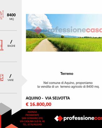 Terreno 8400 mq