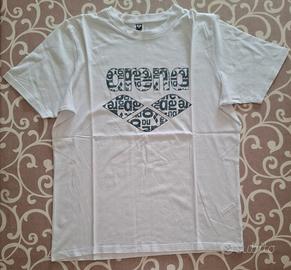 t short uomo bianca arena L cotone