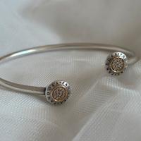 Bracciale pandora argento, oro 14kt, zirconi