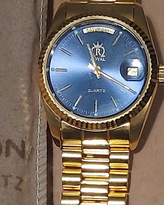 Orologio ROYAL quartz  quadrante blu