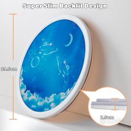 2 plafoniere soffitto LED 24W 3000LM