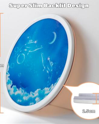 2 plafoniere soffitto LED 24W 3000LM