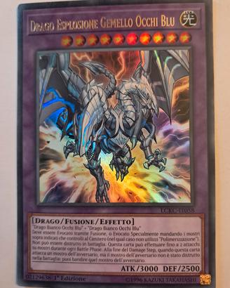 #Yugioh Drago Esplosione Gemello Occhi Blu  1st 