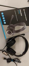 Cuffie auricolari USB modello Polona (Conceptronic