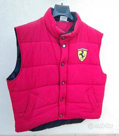 Ferrari piumino, gilet smanicato vintage tg. M