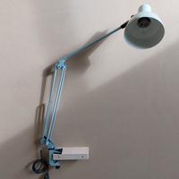 Lampada Anni 70 Vintage Grigia Architetto Morsetto
