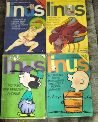4 fumetti Linus Vintage 