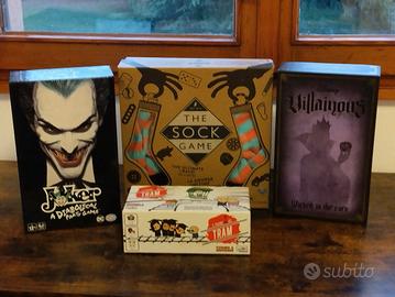 Lotto 4 Giochi da Tavolo NUOVI: Disney Villainous 