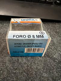 UNIFIX Rondella Grower 8mm zincata blister 25Pz