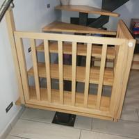 Cancelletto scala a vista in faggio