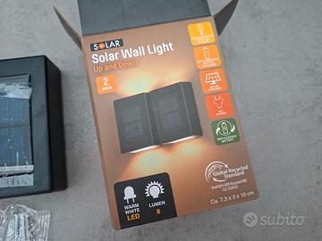 2 Lampade Solari LED Parete Up & Down