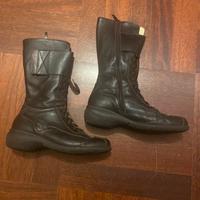 Stivali pelle marrone